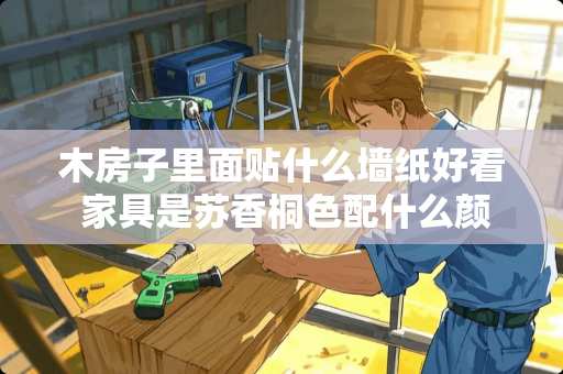 木房子里面贴什么墙纸好看 家具是苏香桐色配什么颜色壁纸好看