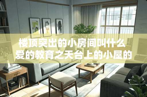 楼顶突出的小房间叫什么 爱的教育之天台上的小屋的好句好段