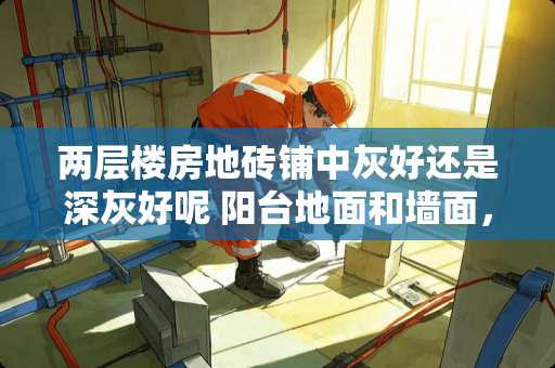 两层楼房地砖铺中灰好还是深灰好呢 阳台地面和墙面，铺设什么瓷砖既好看又耐用