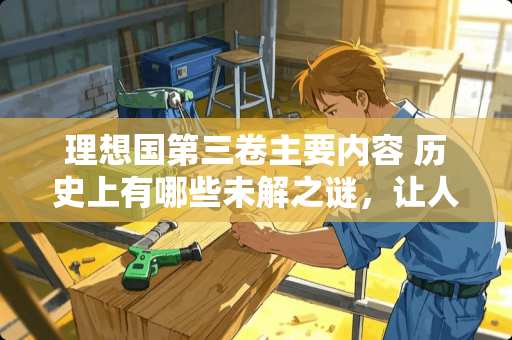 理想国第三卷主要内容 历史上有哪些未解之谜，让人事后想想是最为匪夷所思的