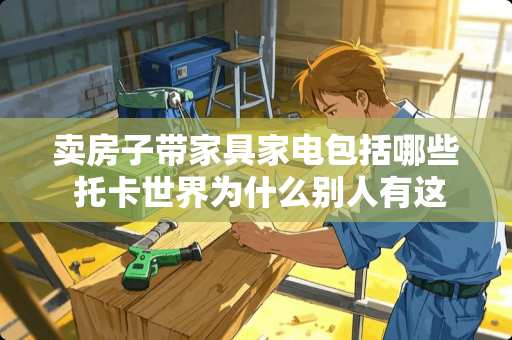 卖房子带家具家电包括哪些 托卡世界为什么别人有这么多的家具