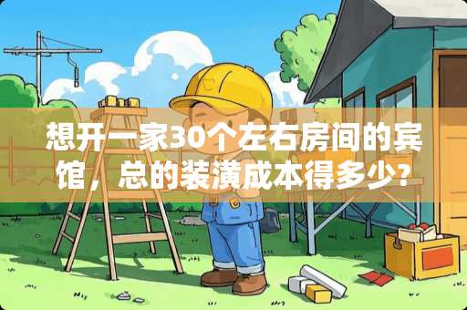 想开一家30个左右房间的宾馆，总的装潢成本得多少?年收益能有多少 在30平方米的密封房间内的氧气,可供一个人呼吸多长时间