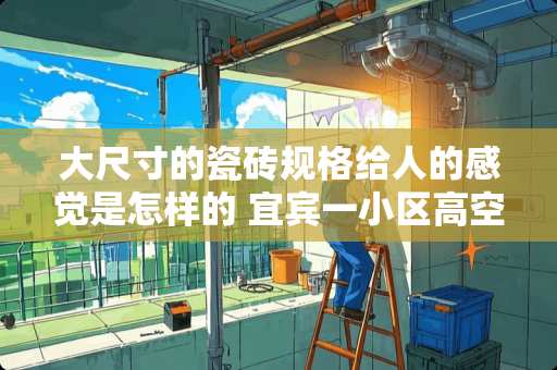 大尺寸的瓷砖规格给人的感觉是怎样的 宜宾一小区高空突降瓷盘，差一步砸中人, 你怎么看