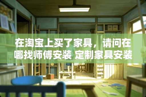 在淘宝上买了家具，请问在哪找师傅安装 定制家具安装上哪里找安装师傅