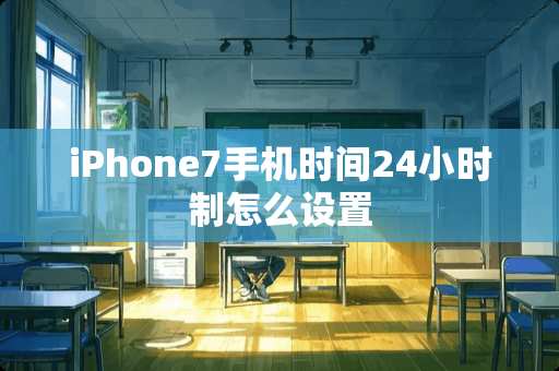 iPhone7手机时间24小时制怎么设置