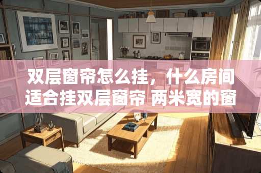 双层窗帘怎么挂，什么房间适合挂双层窗帘 两米宽的窗户窗帘怎么做好看