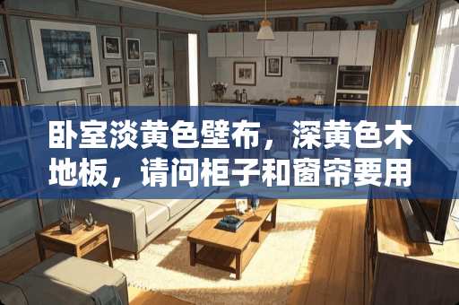 卧室淡黄色壁布，深黄色木地板，请问柜子和窗帘要用什么颜色好 衣柜位置多一个窗户应该怎么装修