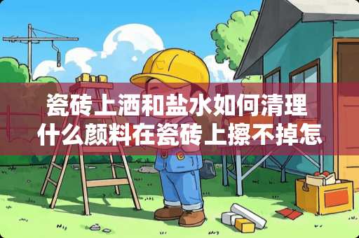 瓷砖上洒和盐水如何清理 什么颜料在瓷砖上擦不掉怎么办