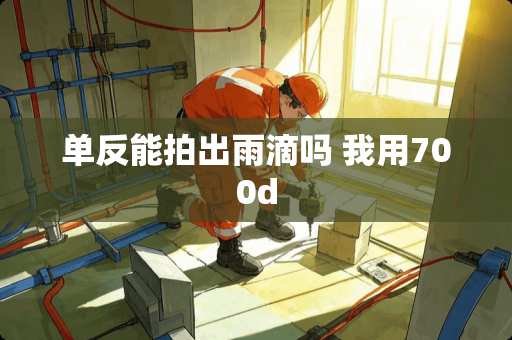 单反能拍出雨滴吗 我用700d