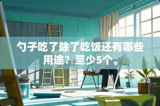 勺子吃了除了吃饭还有哪些用途？至少5个。