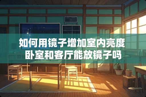 如何用镜子增加室内亮度 卧室和客厅能放镜子吗