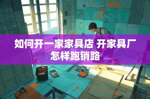 如何开一家家具店 开家具厂怎样跑销路