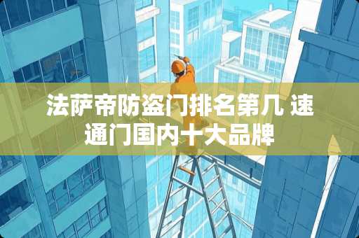 法萨帝防盗门排名第几 速通门国内十大品牌