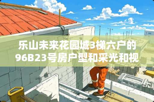 乐山未来花园城3梯六户的96B23号房户型和采光和视觉如何 #乐活周末#你的城市周末有什么安静的好去处