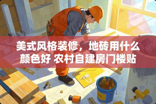 美式风格装修，地砖用什么颜色好 农村自建房门楼贴什么瓷砖漂亮、雅丽大方