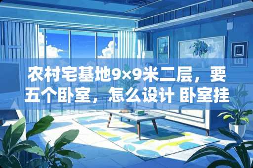 农村宅基地9×9米二层，要五个卧室，怎么设计 卧室挂画怎么挂好看