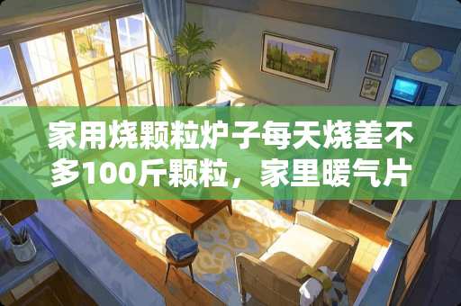 家用烧颗粒炉子每天烧差不多100斤颗粒，家里暖气片还不暖和