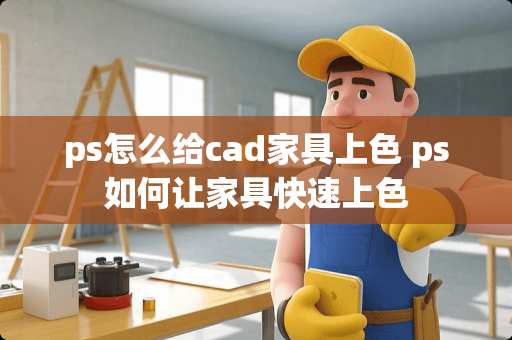 ps怎么给cad家具上色 ps如何让家具快速上色