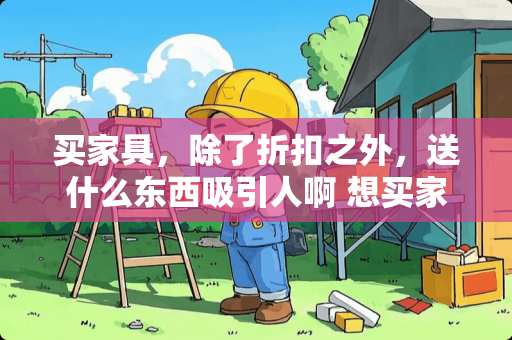 买家具，除了折扣之外，送什么东西吸引人啊 想买家具，买什么材质的好