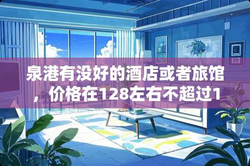 泉港有没好的酒店或者旅馆，价格在128左右不超过138.。即干净又安全又舒服的