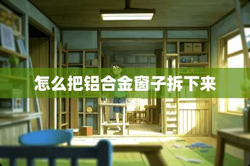 怎么把铝合金窗子拆下来