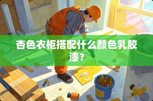 杏色衣柜搭配什么颜色乳胶漆？