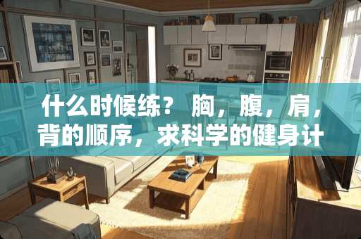 什么时候练？ 胸，腹，肩，背的顺序，求科学的健身计划。