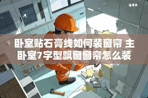 卧室贴石膏线如何装窗帘 主卧室7字型飘窗窗帘怎么装好看