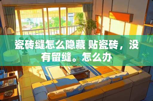 瓷砖缝怎么隐藏 贴瓷砖，没有留缝。怎么办