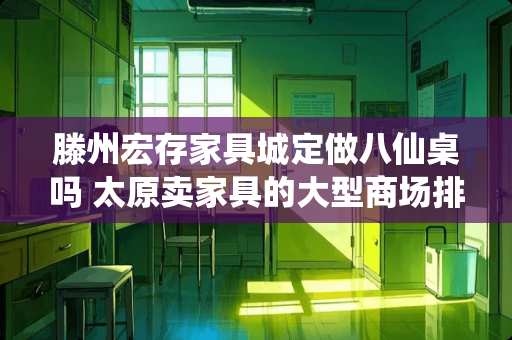 滕州宏存家具城定做八仙桌吗 太原卖家具的大型商场排名