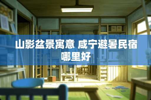 山影盆景寓意 咸宁避暑民宿哪里好