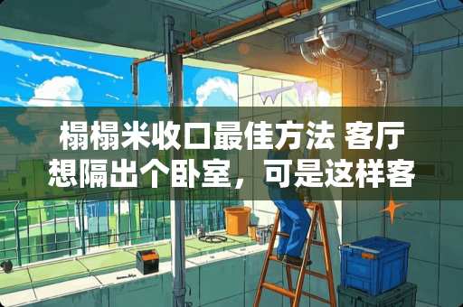 榻榻米收口最佳方法 客厅想隔出个卧室，可是这样客厅就没窗户了，怎么设计好呢