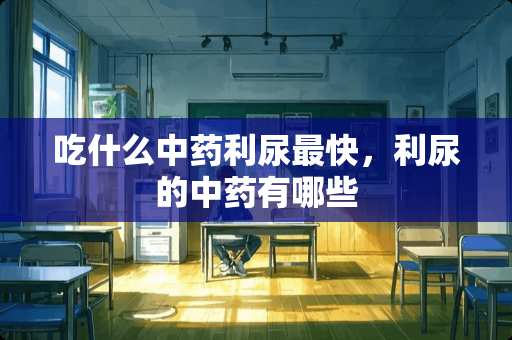 吃什么中药利尿最快，利尿的中药有哪些