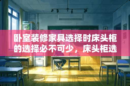 卧室装修家具选择时床头柜的选择必不可少，床头柜选择好了搭配如何做效果最好 美式田园风格卧室的家具要怎么摆放