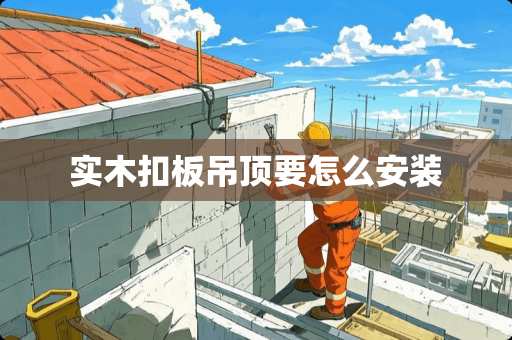 实木扣板吊顶要怎么安装