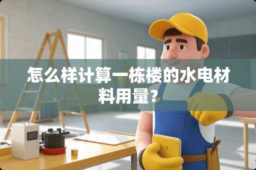 怎么样计算一栋楼的水电材料用量？
