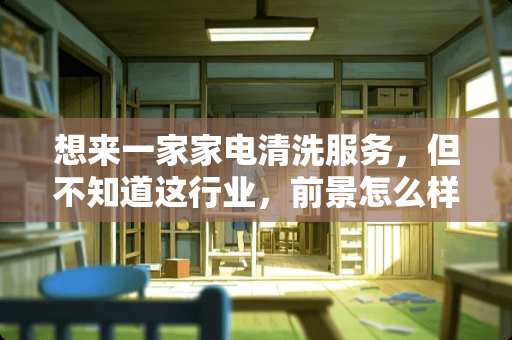 想来一家家电清洗服务，但不知道这行业，前景怎么样，，加盟店好还是