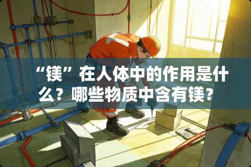 “镁”在人体中的作用是什么？哪些物质中含有镁？