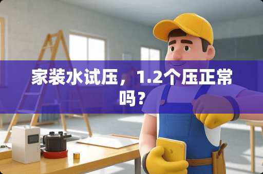家装水试压，1.2个压正常吗？