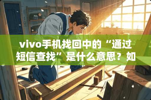 vivo手机找回中的“通过短信查找”是什么意思？如何使用？