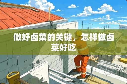 做好卤菜的关键，怎样做卤菜好吃