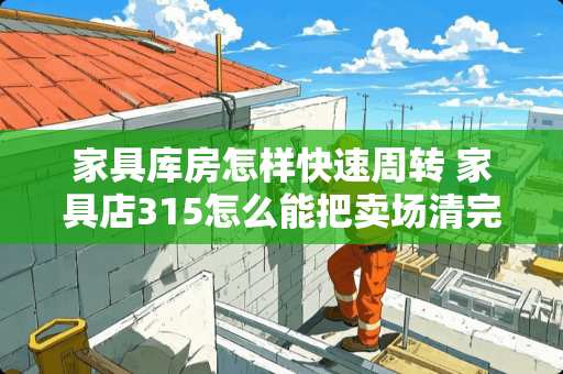 家具库房怎样快速周转 家具店315怎么能把卖场清完