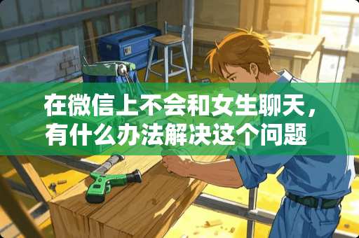 在微信上不会和女生聊天，有什么办法解决这个问题 开瓷砖店怎么夸人