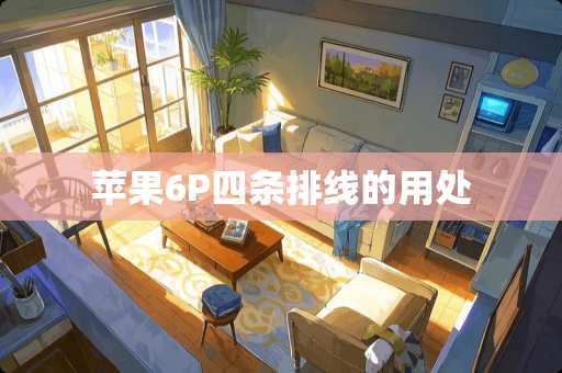 苹果6P四条排线的用处