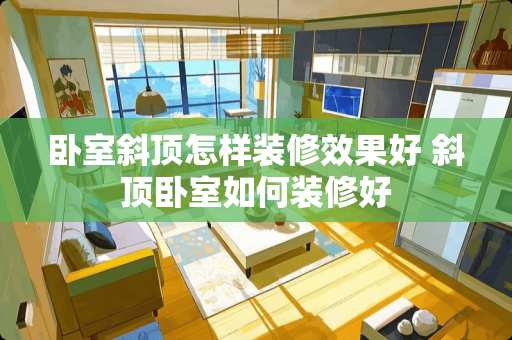 卧室斜顶怎样装修效果好 斜顶卧室如何装修好
