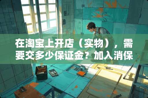 在淘宝上开店（实物），需要交多少保证金？加入消保需要多少钱？买玉石