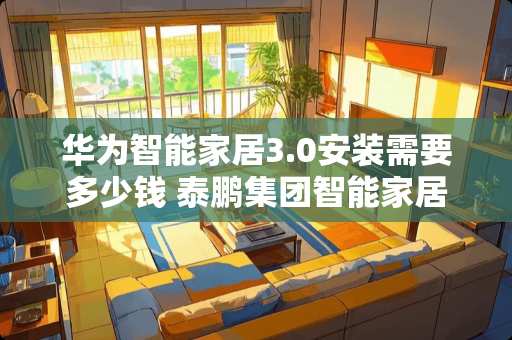 华为智能家居3.0安装需要多少钱 泰鹏集团智能家居待遇怎么样