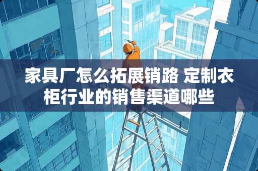 家具厂怎么拓展销路 定制衣柜行业的销售渠道哪些