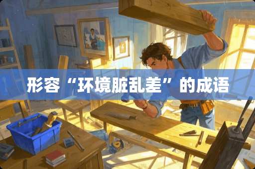 形容“环境脏乱差”的成语