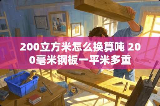 200立方米怎么换算吨 200毫米钢板一平米多重